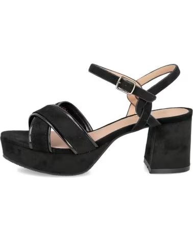 BUBBLE BOBBLE Sandalias De Tacon 070-958553 en negro para mujer NEGRO