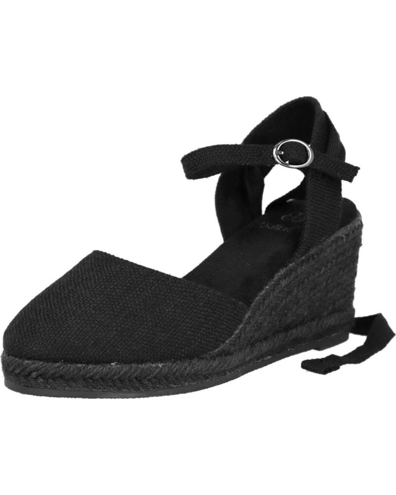 BUBBLE BOBBLE BL2624-3 ALPARGATAS DE ESPARTO MUJER NEGRO