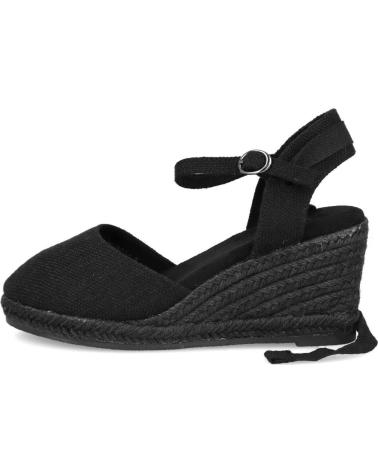 BUBBLE BOBBLE BL2624-3 ALPARGATAS DE ESPARTO MUJER NEGRO