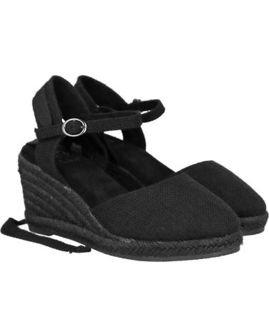 BUBBLE BOBBLE BL2624-3 ALPARGATAS DE ESPARTO MUJER NEGRO