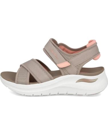 SKECHERS 164078 ARCH FIT 2 0 SANDAL - FEELIN BRIGHT SANDALIAS PLANAS TAUPE