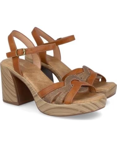 BUBBLE BOBBLE Sandalias 070-269751 en marron para mujer CUERO