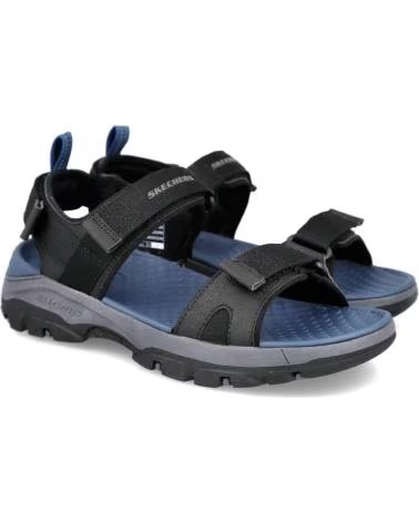 SKECHERS 205112 RELAXED FIT TRESMEN - RYER SANDALIAS HOMBRE NEGRO