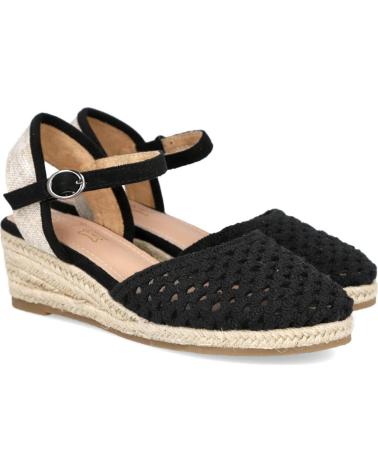 BUBBLE BOBBLE BL2623-1 ALPARGATAS DE ESPARTO MUJER NEGRO