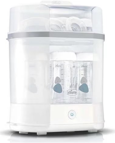 CHICCO ESTERILIZADOR DE BIBERÕES A VAPOR BRANCO 3 EM 1 BLANCO