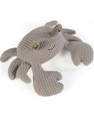 WALKING MUM PELUCHE CRABE TRICOTÉ GRIS - RÉF 826735