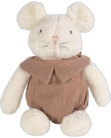 WALKING MUM PELUCHE DE TECIDO COM JARDINEIRAS PARA BEBÉ MARRóN
