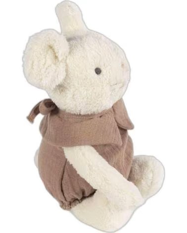 WALKING MUM PELUCHE DE TECIDO COM JARDINEIRAS PARA BEBÉ MARRóN