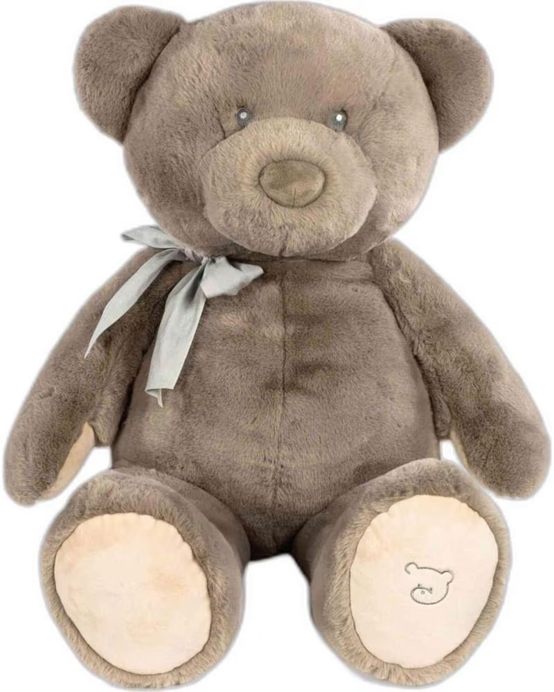 PASITO A PASITO CLASSIC PLUSH TEDDY BEAR WITH DECORATIVE BOW MARRóN