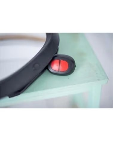 OLMITOS AUTO-RÜCKSPIEGEL FÜR BABYS MIT LED SCHWARZ NEGRO