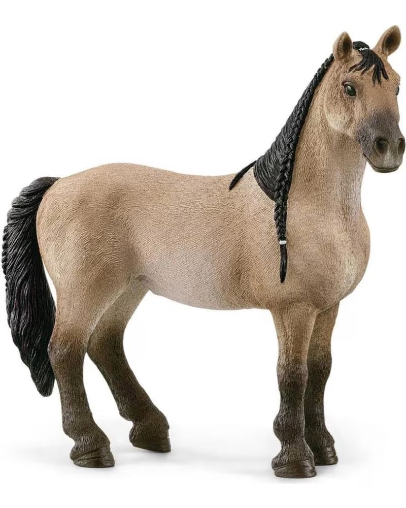 SCHLEICH STATUETTA DI CAVALLO SCHLEICH DIPINTA A MANO MARRóN