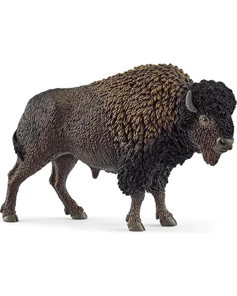 SCHLEICH STATUETTA DA COLLEZIONE BISONTE AMERICANO SCHLEICH NEGRO