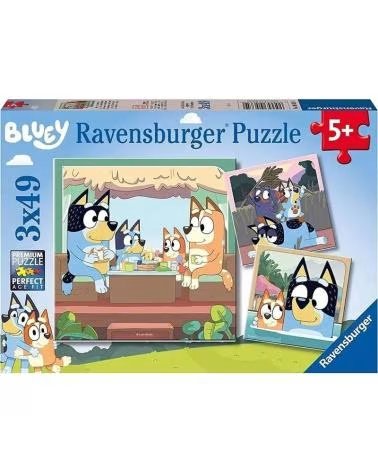 RAVENSBURGER RAVENSBURGER PUZZLE BLUEY 3X49 TEILE MULTICOLOR