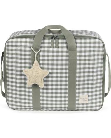 WALKING MUM SACO DE VIAGEM VICHY COM PENDENTE DE ESTRELA VERDE