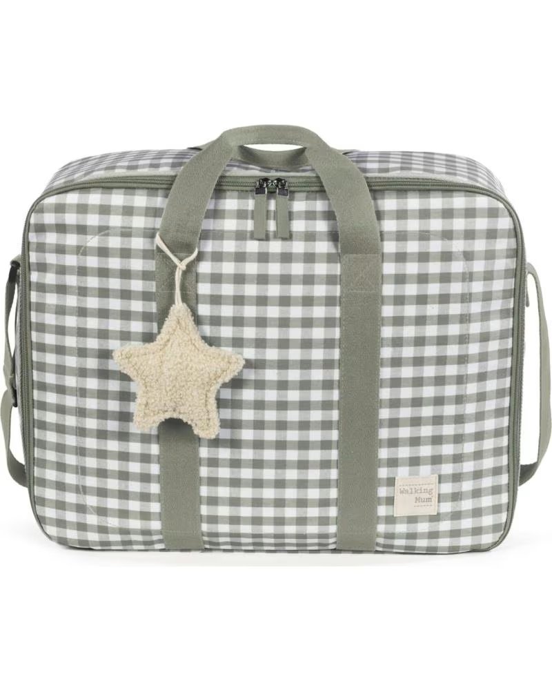 WALKING MUM SACO DE VIAGEM VICHY COM PENDENTE DE ESTRELA VERDE