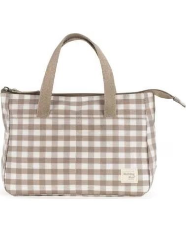 WALKING MUM SACO DE PASSEIO VICHY BEGE WALKING MUM BEIGE