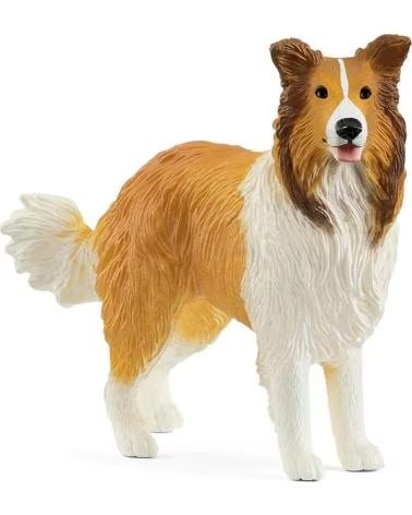 SCHLEICH STATUETTA CANE COLLIE SCHLEICH BEIGE