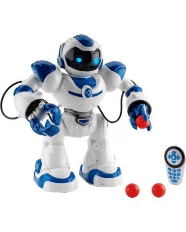TOY PLANET INTERACTIVE RADIO CONTROL ROBOT WITH LAUNCHER BLANCO