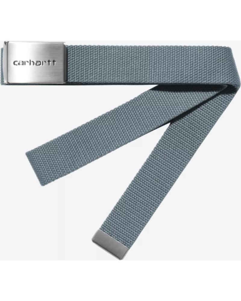 CARHARTT CINTURÓN DE LONA CON HEBILLA METÁLICA GRABADA AZUL