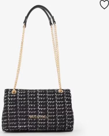 VALENTINO BOLSO TWEED EN PARA MUJER NEGRO
