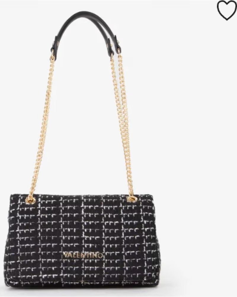 VALENTINO BOLSO TWEED EN PARA MUJER NEGRO