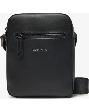 VALENTINO BANDOLERA DE HOMBRE CON CREMALLERA FRONTAL MARRON