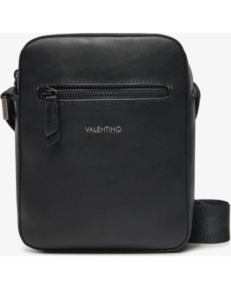 VALENTINO BANDOLERA DE HOMBRE CON CREMALLERA FRONTAL MARRON