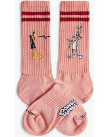 JIMMY LION CALCETINES ATHLETIC DAFFY VS BUGS EN PARA UNISEX ROSA