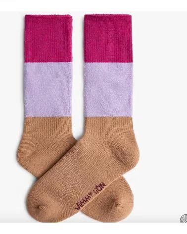 JIMMY LION CALCETINES PREMIUM WINTER WOOL CASH EN PARA UNISEX BEIGE