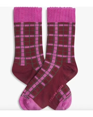 JIMMY LION CALCETINES EVELINA KROON PATTERN II EN MULTICOLOR PARA UNISEX ROSA