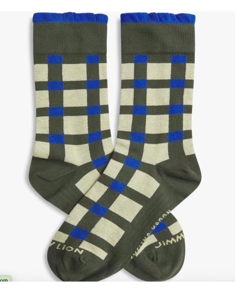 JIMMY LION CALCETINES EVELINA KROON PATTERN 3 EN PARA UNISEX VERDE