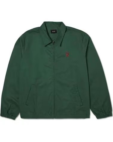 HUF HUF WORKER STYLE JACKET VERDE
