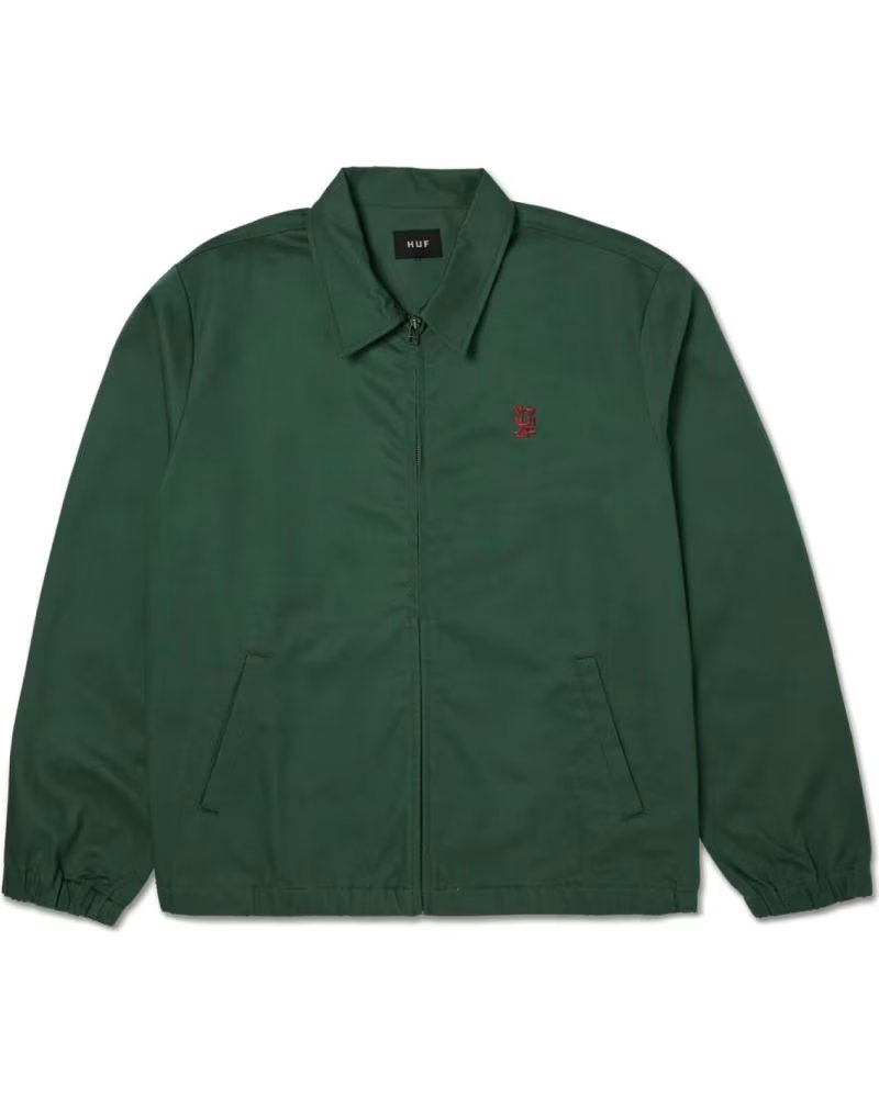 HUF HUF WORKER STYLE JACKET VERDE
