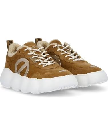 NO NAME - GONG JOGGER SUEDE-FUR TAN