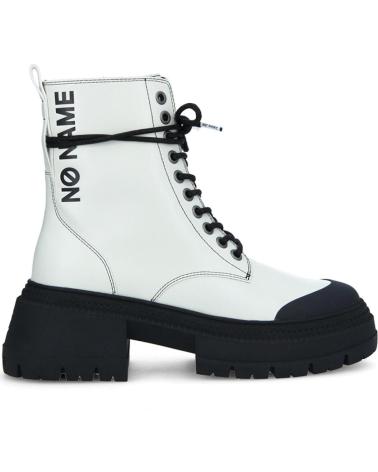 NO NAME - STRONG RANGER BOOTS NAPPA RECYCLED WHITE