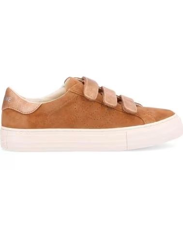 NO NAME - ARCADE STRAPS PERFOS GOAT SUEDE-NACRE CAMEL