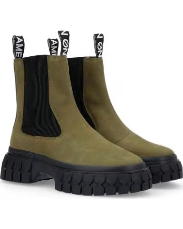 NO NAME - GRAVITEE CHELSEA W NUBUCK OLIVE