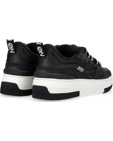 NO NAME - NOLLIE SNEAKER W NUBUCK-STRAW BLACK
