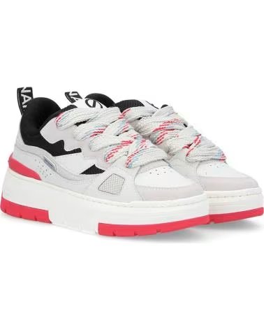 NO NAME - NOLLIE SNEAKER W NUBUCK-STRAW DOVE-GOLD
