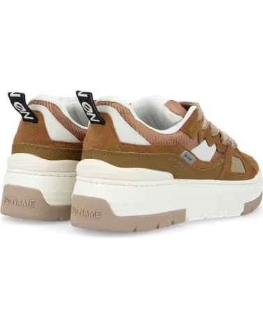 NO NAME - NOLLIE SNEAKER W SUEDE-STRAW TAUPE