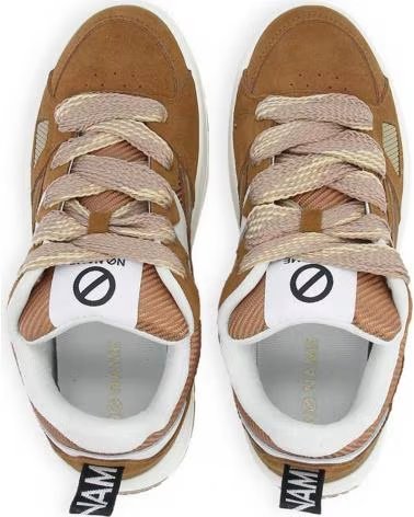 NO NAME - NOLLIE SNEAKER W SUEDE-STRAW TAUPE