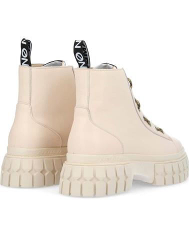 NO NAME - GRAVITEE ZIP BOOTS W NAPPA GRA DOVE-GOLD