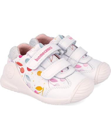 BIOMECANICS DEPORTIVA DE NINA 262102 BIOGATEO CASUAL BLANCOB050