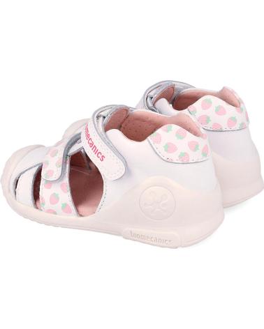 BIOMECANICS SANDALIAS PARA NINA 262107 ESTAMPADO BIOGATEO BLANCOB050
