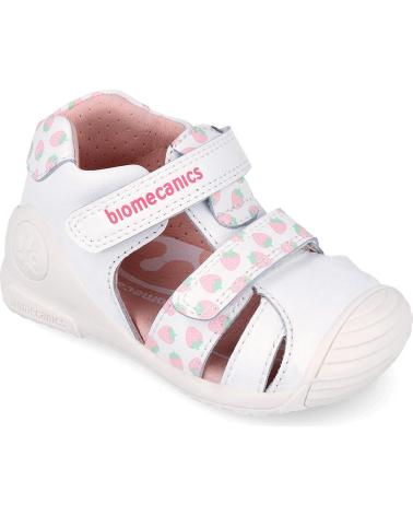 BIOMECANICS SANDALIAS PARA NINA 262107 ESTAMPADO BIOGATEO BLANCOB050