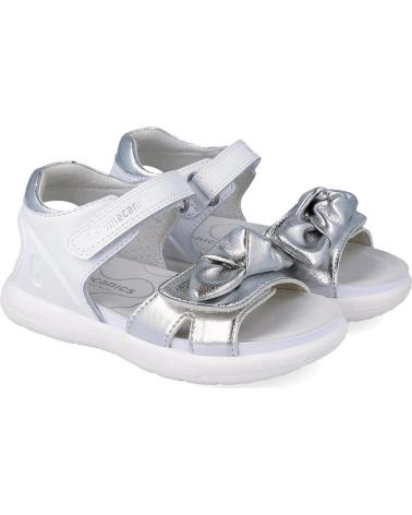 BIOMECANICS SANDALIA PARA NINA 262208 BIOEVOLUTION CASUAL LAZO BLANCOPLATAB313