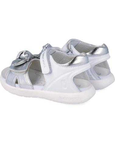 BIOMECANICS SANDALIA PARA NINA 262208 BIOEVOLUTION CASUAL LAZO BLANCOPLATAB313