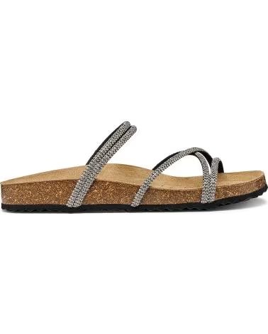 GEOX Sandalia en color negro para mujer NEGRO