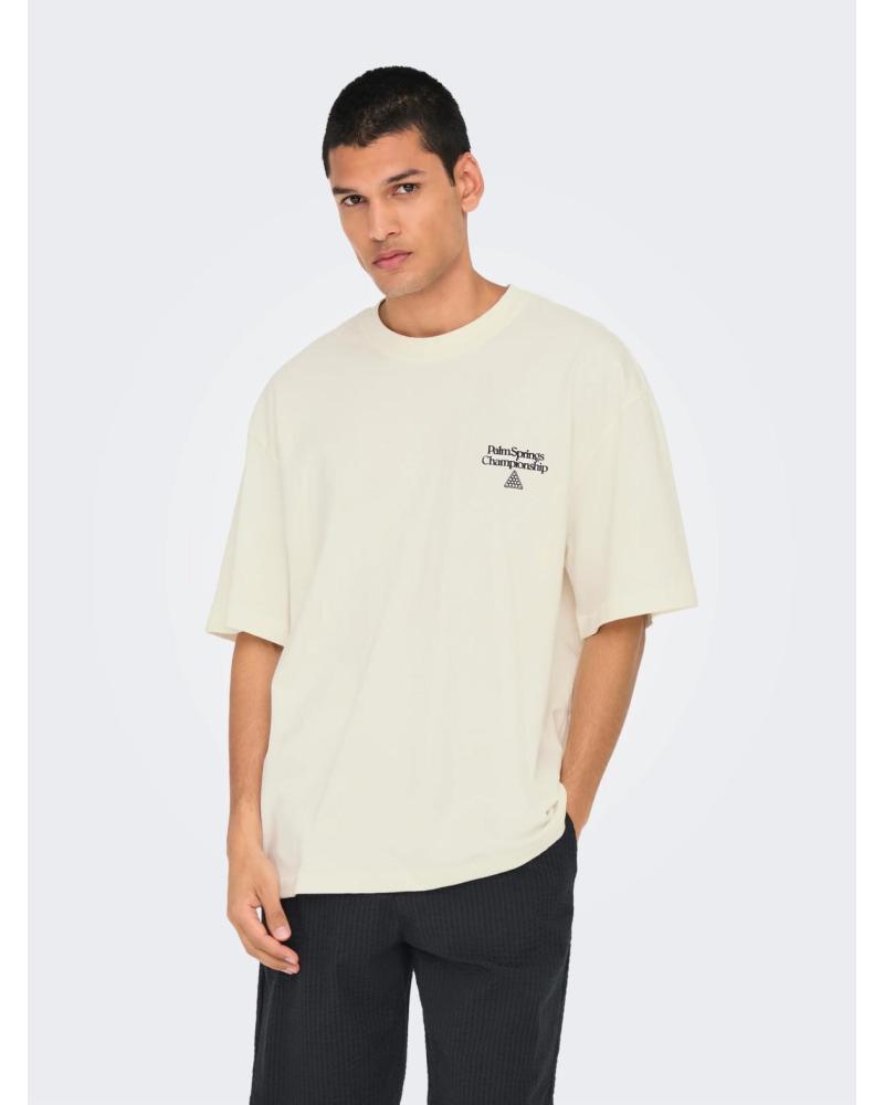 ONLY SONS CAMISETAS DE CHICO 22034232 NEGRO