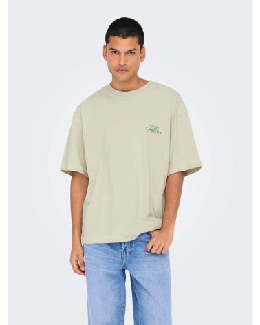 ONLY SONS CAMISETAS DE CHICO 22034232 BEIGE